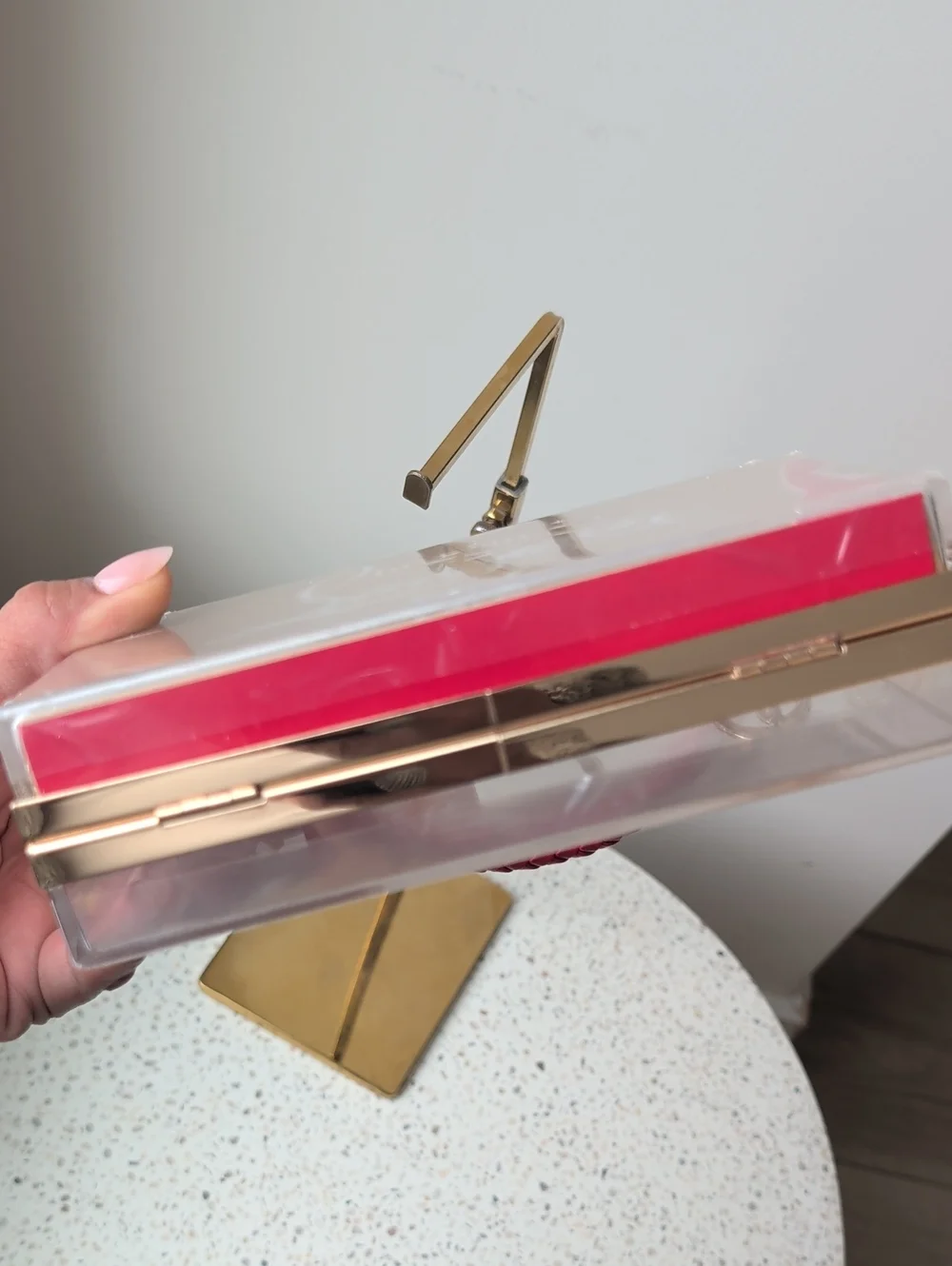 Upcycled Spiked Out Christian Louboutin Paper Shopping Bag Novelty Clutch